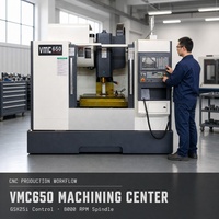Centre d'usinage vertical CNC VMC650 pour le traitement des moules et des pièces de précision