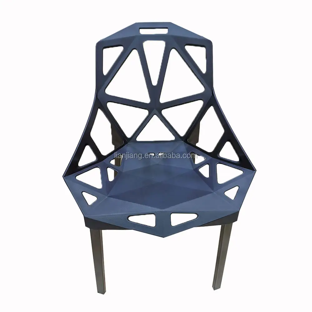 Modern tasarım açık plastik bahçe sandalyesi tatil partisi için