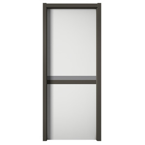 Puerta Interior de Madera Maciza y Vidrio, Apertura Manual, Diseño Moderno, Aislamiento Acústico, para Dormitorio - Product Image 1