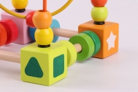 Vente chaude OEM Découverte Fonctionnelle En Bois Éducation Précoce Puzzle Jouet Multicolore Belle Mini Activité Cube Jeu