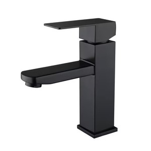 <span class=keywords><strong>Grifo</strong></span> <span class=keywords><strong>de</strong></span> <span class=keywords><strong>Lavabo</strong></span> Cuadrado <span class=keywords><strong>de</strong></span> Acero Inoxidable 304 <span class=keywords><strong>con</strong></span> Acabado Cepillado, Mezclador <span class=keywords><strong>de</strong></span> Agua Fría y Caliente, Montado en el Tapa del <span class=keywords><strong>Lavabo</strong></span> - Product Image 5