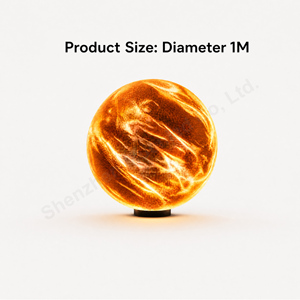 P2.5 Indoor Shaped Sphere <b>LED</b> Spherical Screen 1m Diameter <b>LED</b> <b>Ball</b> Screen for Exhibition - Product Image 2