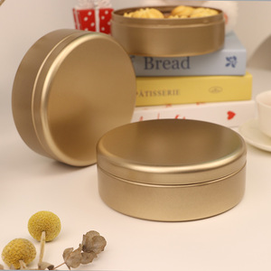 Envase Redondo de Hojalata Personalizado de 145*52 mm, Caja de Metal Vacía para Envasar Alimentos, Lata de Metal para Galletas, Chocolate, Café, Té con Tapa - Product Image 2