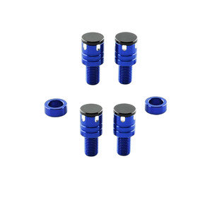 Cache-trou de rétroviseur de moto personnalisé - Capuchon universel en aluminium pour fixation de rétroviseur - Product Image 3