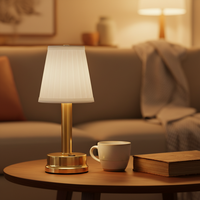 Lampe de bureau LED tactile moderne nordique en métal, créative, pour bar, restaurant, café, ambiance décorative, protection des yeux
