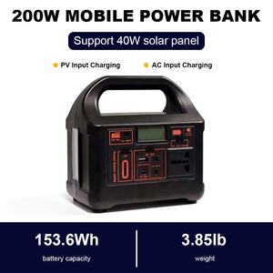 Système de stockage d'énergie professionnel <span class=keywords><strong>rechargeable</strong></span> LiFePO4 200W-2000W, station d'alimentation solaire et automobile, onduleur à onde sinusoïdale modifiée - Product Image 2