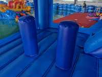 Grand château gonflable en PVC pour l'extérieur et l'intérieur, château gonflable à pattes, trampoline pour enfants et adultes, aire de jeux avec toboggan à vendre