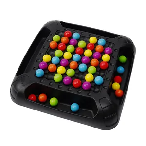 Educatief Intelligentie Speelgoed Regenboog Kleur Plastic Marmeren Kralen Breken Tafel Bordspel Voor Kinderen