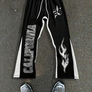 Fabricante de Ropa Urbana, Conjuntos Deportivos Casuales para Hombre, Letras Personalizadas, Impresión Digital Transpirable, Camiseta de Manga Larga 100% Poliéster - Product Image 3