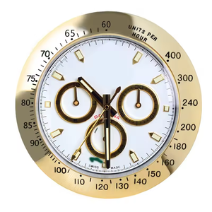 Relógio de Parede de Quartzo Luxuoso em Forma de Relógio, Display Contemporâneo de Uma Face com Agulha para Cozinha ou Escritório, Presente de Feriado - Product Image 4