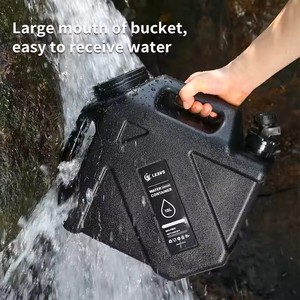 Seau de camping extérieur en PE de 10 litres avec robinet pour les voyages en voiture et le stockage d'eau domestique, seau d'eau potable pure - Product Image 5
