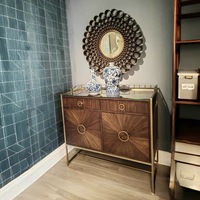 Armoire décorative moderne en bois personnalisable pour usage commercial et bureautique