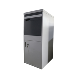Outdoor Free Standing Smart Parcel Lock Manufacture Posts Stainless steel Box Packaging Waterproof Letterbox