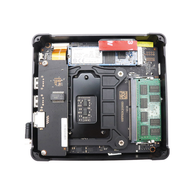 New Stock AI Gaming Fan Cooling Mini PC Intel Xeon E-2286M DDR4 32GB RAM 500G SSD/HDD DP Dual Display Dual LAN Type-C Windows 10