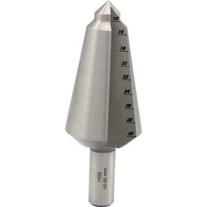 ดอกสว่านเจาะรูแบบ Countersink ขนาด 10-30 มม. ทำจากเหล็ก HSS โคบอลต์ แบบก้านตรง 2 ฟลุต ผิวเงา - Product Image 1