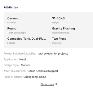 <span class=keywords><strong>WC</strong></span> <span class=keywords><strong>suspendu</strong></span> de haute qualité, forme ronde, faible <span class=keywords><strong>bruit</strong></span>, <span class=keywords><strong>chasse</strong></span> <span class=keywords><strong>d</strong></span>'<span class=keywords><strong>eau</strong></span> vortex, <span class=keywords><strong>WC</strong></span> mural - Product Image 3