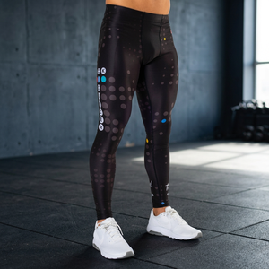 High Quality All Seasons <b>Skin</b> Fit <b>Tight</b> Pants Compression Yoga <b>Leggings</b> Sublimation Printed Made Polyester/Nylon + Spandex - Product Image 3