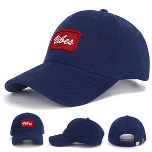 Gorra de Béisbol Clásica de Pana de 6 Paneles, Unisex, con Patrón de Letras y Bordado 3D, Nueva Colección Primavera-Otoño para Hombre y Mujer - Product Image 2