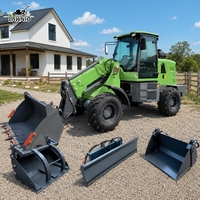 Chargeur télescopique LAWNIO avec bras télescopique et bras à levage élevé pour travaux agricoles, chargeur diesel, service après-vente complet