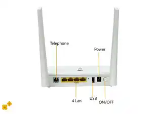 Hg8145v5 Eg8145V5 4ge utilisé Gpon Onu modèle Wifi à double fréquence modem même fonction Hg8145v5 avec Wifi Ont