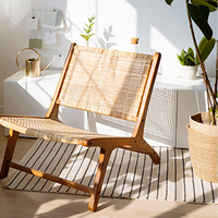 Tressage en rotin naturel à maille carrée premium en rouleau pour la décoration de meubles, de la maison et du jardin