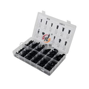 YILUSHUN ODM CN;HEB HE01 100 Rivets de fixation Clips Ensemble Kit de fixation de pare-chocs Boîte en <span class=keywords><strong>plastique</strong></span> 240PCS <span class=keywords><strong>Plastique</strong></span> OEM Coloré Haute qualité - Product Image 2