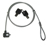 Kabel keamanan kustom baja tahan karat dengan kunci tali kawat baja untuk Komputer & iPad untuk konstruksi & aplikasi tali