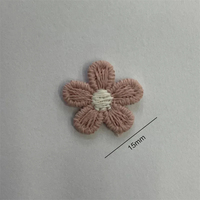 Fleurs brodées bricolage artisanat chapeaux fille pinces à cheveux décor vêtements chapeau chaussures patchs accessoires couture Appliques