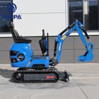 Mini-excavatrice compacte RIPPA R10 pour ferme, personnalisable, avec accessoires, conformité EPA/CE/EURO 5, 1 tonne – Prix