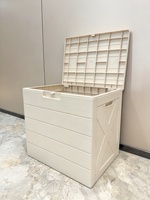 Boîte de rangement pour patio de 30 gallons (118 L), conteneur de rangement extérieur en résine pour coussins, outils de jardin et accessoires de piscine