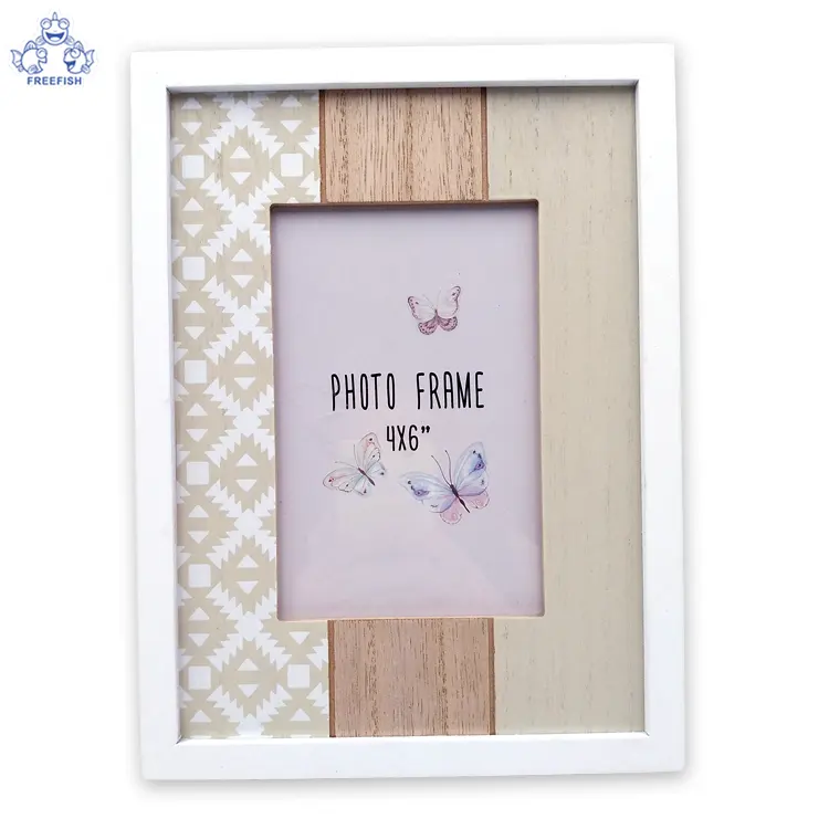 Wholesale Promotion Gift Colore Wooden Picture Photo Frame Free Download White Frame Photo