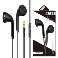 Earphone Wired JYD X-13 3.5MM Bass Berat Stereo Headset Sport dengan Mikrofon untuk Android IOS