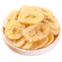 Vente en gros de tranches de banane séchées de haute qualité, fabrication en usine, vente chaude