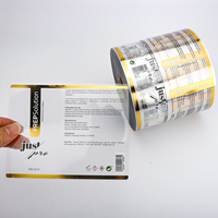 Autocollants en vinyle transparent personnalisés, étiquettes de logo imperméables, autocollants transparents découpés à la forme pour les emballages alimentaires et cosmétiques