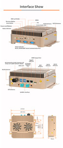 Kit de développement Jetson AGX Orin 32 Go 200 TOPS avec carte GMSL 8 voies T906G et boîtier IA à cœur de calcul haute performance - Product Image 1