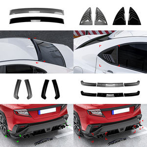 Para <span class=keywords><strong>Subaru</strong></span> <span class=keywords><strong>Impreza</strong></span> <span class=keywords><strong>WRX</strong></span> <span class=keywords><strong>STI</strong></span> VB <span class=keywords><strong>2022</strong></span> + parachoques delantero labio Spilter persiana falda lateral alerón trasero difusor cenefa labio - Product Image 3