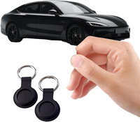 Mini traceur intelligent en plastique anti-perte Air Tag pour clés, sacs, portefeuilles, bagages – Localisateur GPS étanche compatible Find My