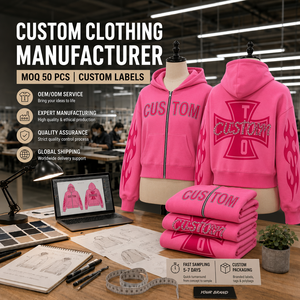 Custom 450gsm Cotton French Terry Y2K Streetwear <b>Pink</b> Rhinestone Flame Graphic Full Zip up <b>Hoodies</b> for <b>Men</b> - Product Image 1