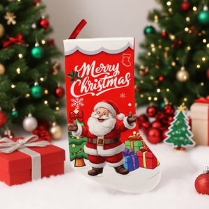 New Digitally Printed Cloth <strong>Christmas</strong> <strong>Stockings</strong> Gift Bags Children <strong>Candy</strong> Bags With Merry <strong>Christmas</strong> Cartoon Tree Ornament - Product Image 4