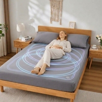 Drap de mise à la terre professionnel certifié CE en fibre d'argent à 20 % pour le marché britannique – Drap de lit conducteur premium pour un sommeil sain