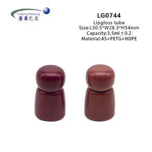 Özel etiket benzersiz mantar şekilli dudak parlatıcı kutusu 3.5ml dudak çamur kavanoz dudak balsamı ambalaj toptan - Product Image 2