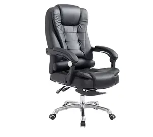 Toptan lüks ofis masası ve sandalyeler beyaz destek bilgisayar döner büro sandalyeleri footrest ile