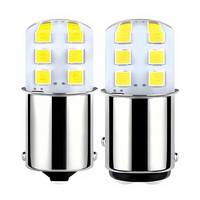 Auto LED-Bremslichter LED-Autolampe BA15S 1156 1157 BAY15D T20 12SMD Weiß Autolicht Blitz Stroboskop 12V