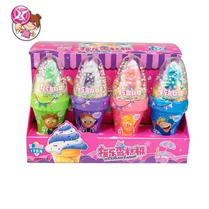 Fabrieksgroothandel Hot Selling Candy Sweet Hard Candy Kinderen Kleur Roterend Ijs Cartoon Fruit Smaak Halal Snoep