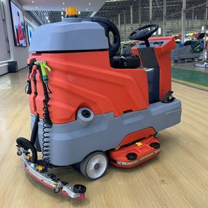 1500W Electric <b>Ride</b>-<b>On</b> Floor Scrubber With 1200mm Squeegee 7500m/h Capacity for Cleaning Airports & Shopping Malls - Product Image 6