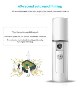 Mini humidificateur portable rechargeable par USB en plastique, atomiseur, <span class=keywords><strong>brumisateur</strong></span>, bouteille d'eau, hydratant pour la peau, nano <span class=keywords><strong>facial</strong></span> - Product Image 2