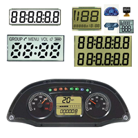 Fabrication et vente en gros d'écrans LCD numériques FSTN électriques pour instruments industriels, compteur de vitesse -20~70°C température de fonctionnement
