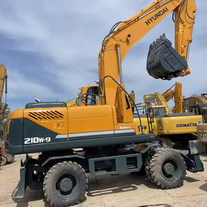 L'équipement de machines de construction 21 tonnes a utilisé l'excavatrice originale coréenne de roue de HYUNDAI 210W-7 210W-9 avec le bon état en stock - Product Image 3