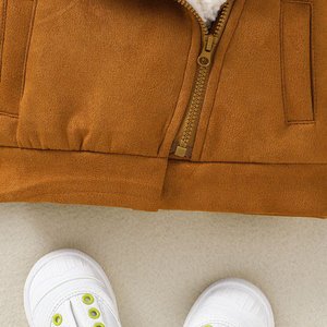 Veste en velours côtelé pour enfants, de haute qualité, élégante, épaisse et chaude, pour l'hiver <span class=keywords><strong>2023</strong></span> - Product Image 5