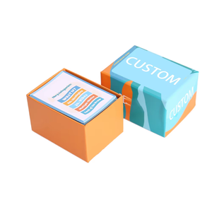 <span class=keywords><strong>Gioco</strong></span> da Tavolo Personalizzato con Stampa e Scatola, Set di Carte per Conversazione e Memoria, Intrattenimento per Feste e Raduni Sociali - Product Image 1